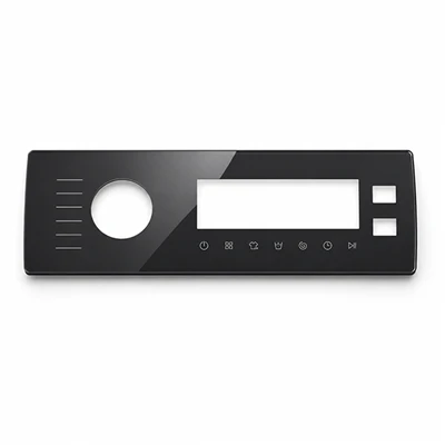 Tvättmaskin kontrollpanel glas