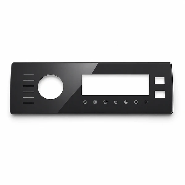 Tvättmaskin kontrollpanel glas